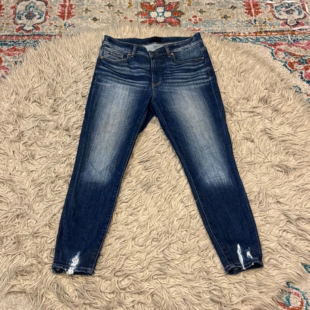 Buckle black ankle skinny jeans size 28